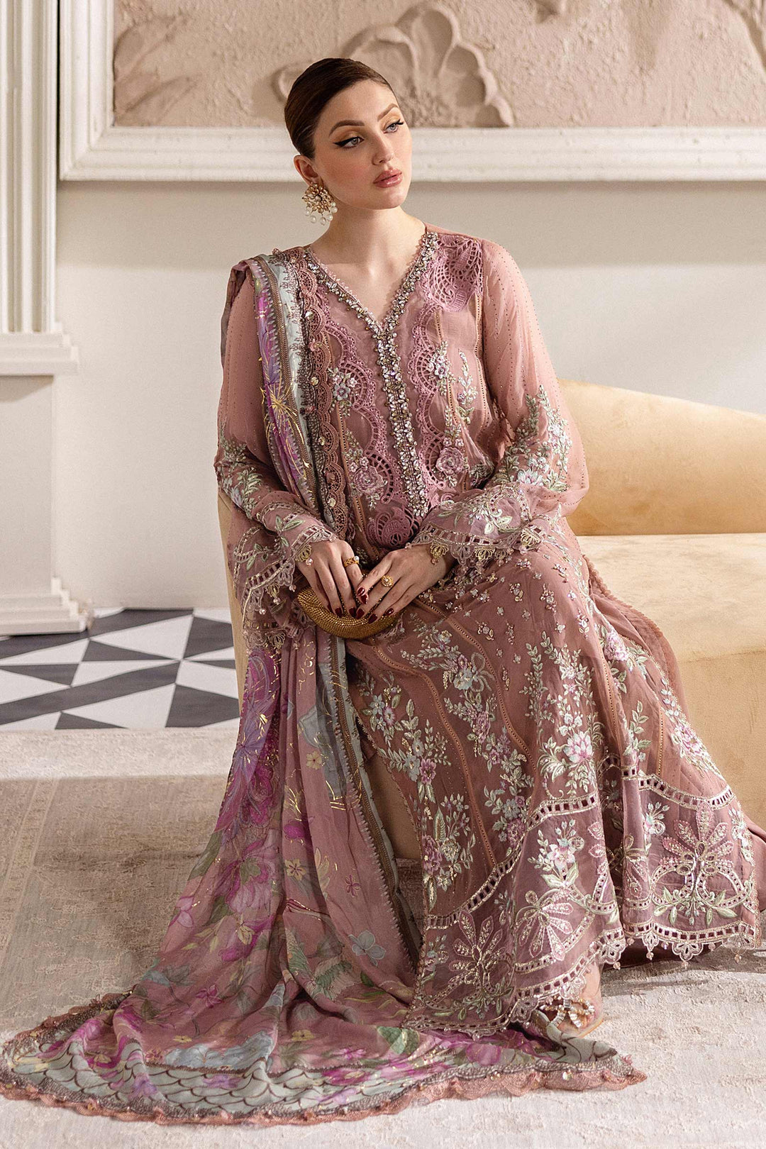 Maria.B Chiffons MPC-25-105
(Tea Pink)