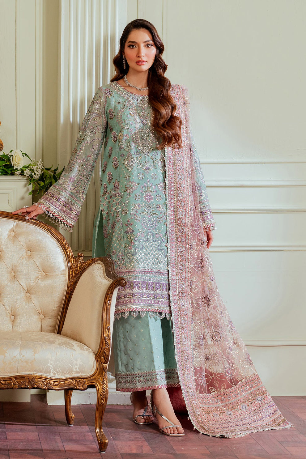 Baroque Chantelle - EMBROIDERED NET CH13-08