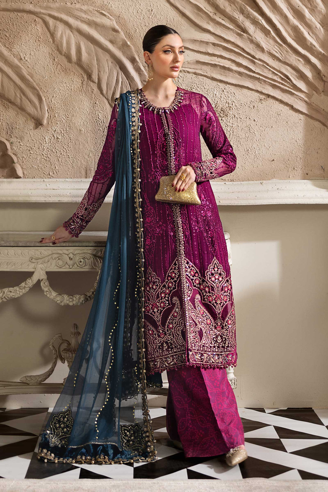 Maria.B Chiffons MPC-25-102
(Magenta)