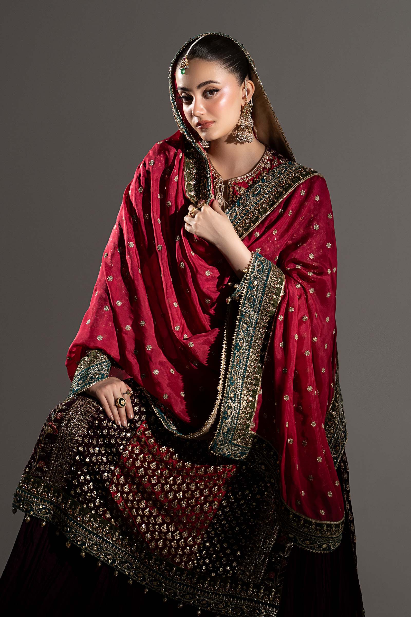 Maria B Retro Shadmani Couture - Yarizeh Formal Dress