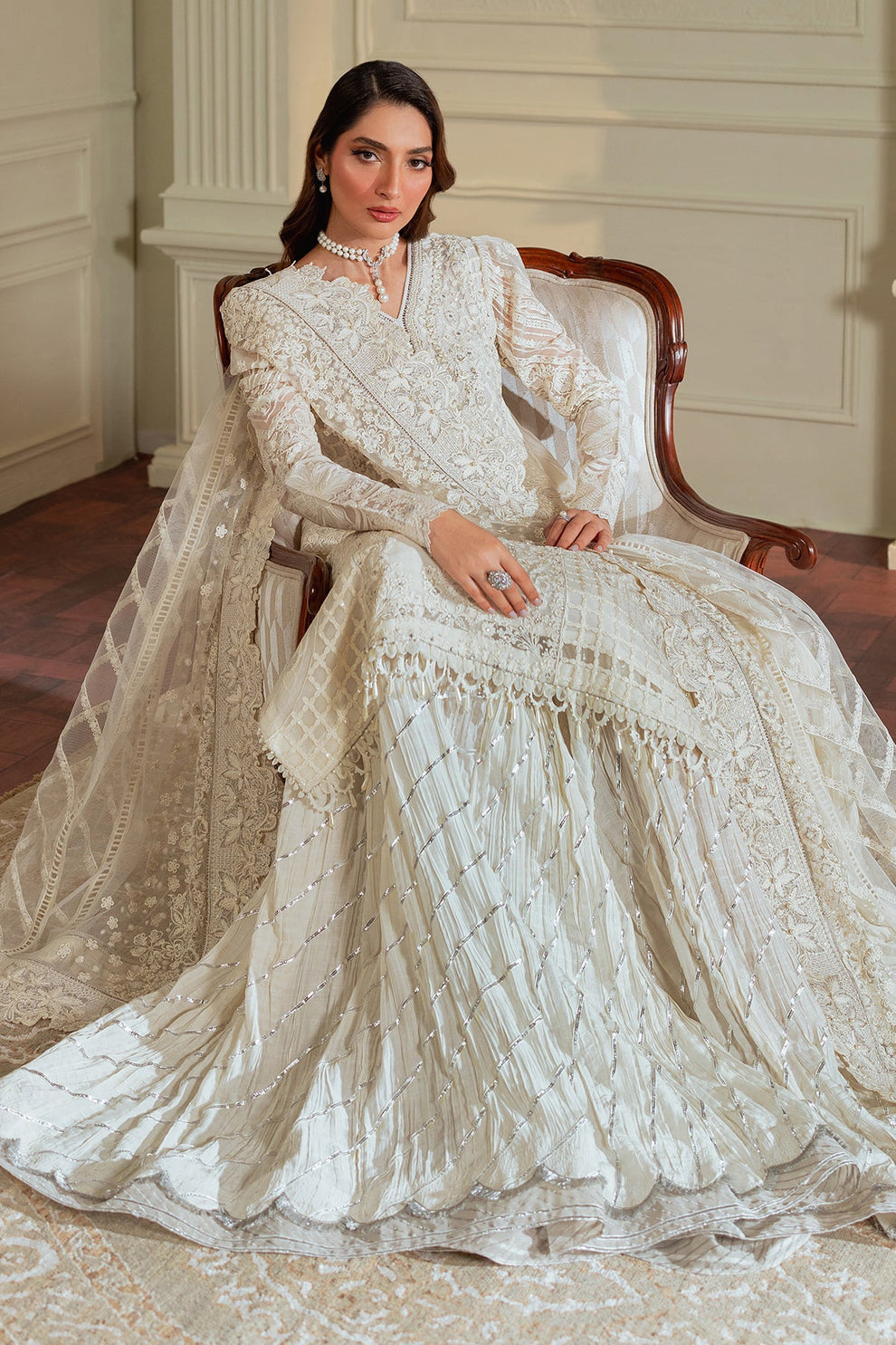 Baroque Chantelle EMBROIDERED CHIFFON CH13-02