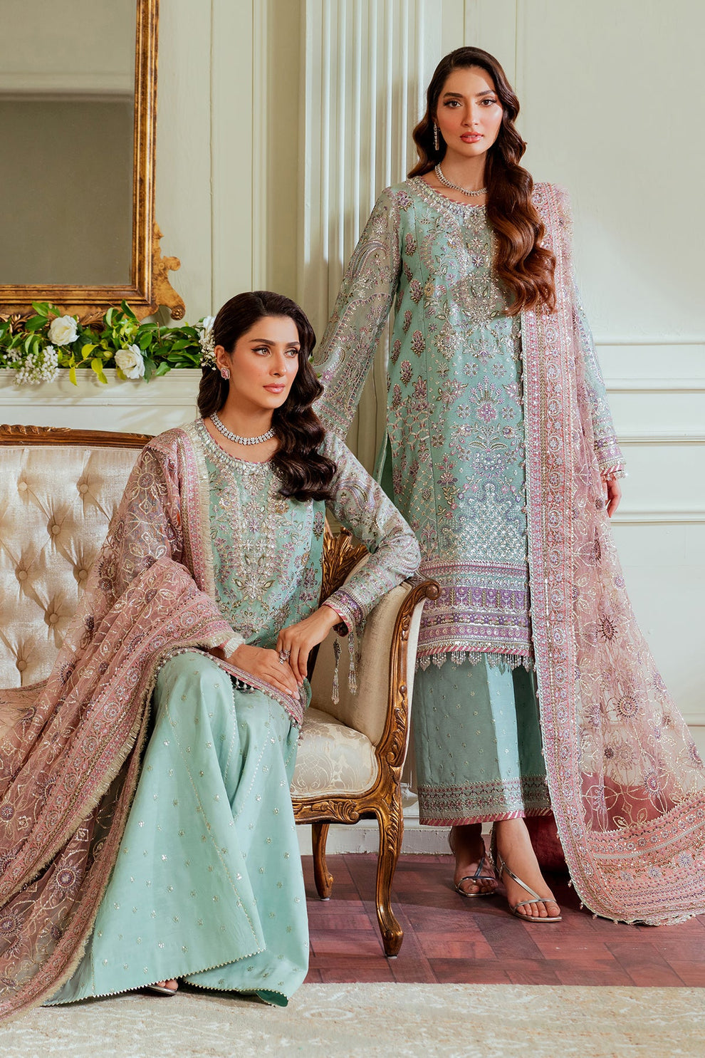 Baroque Chantelle - EMBROIDERED NET CH13-08