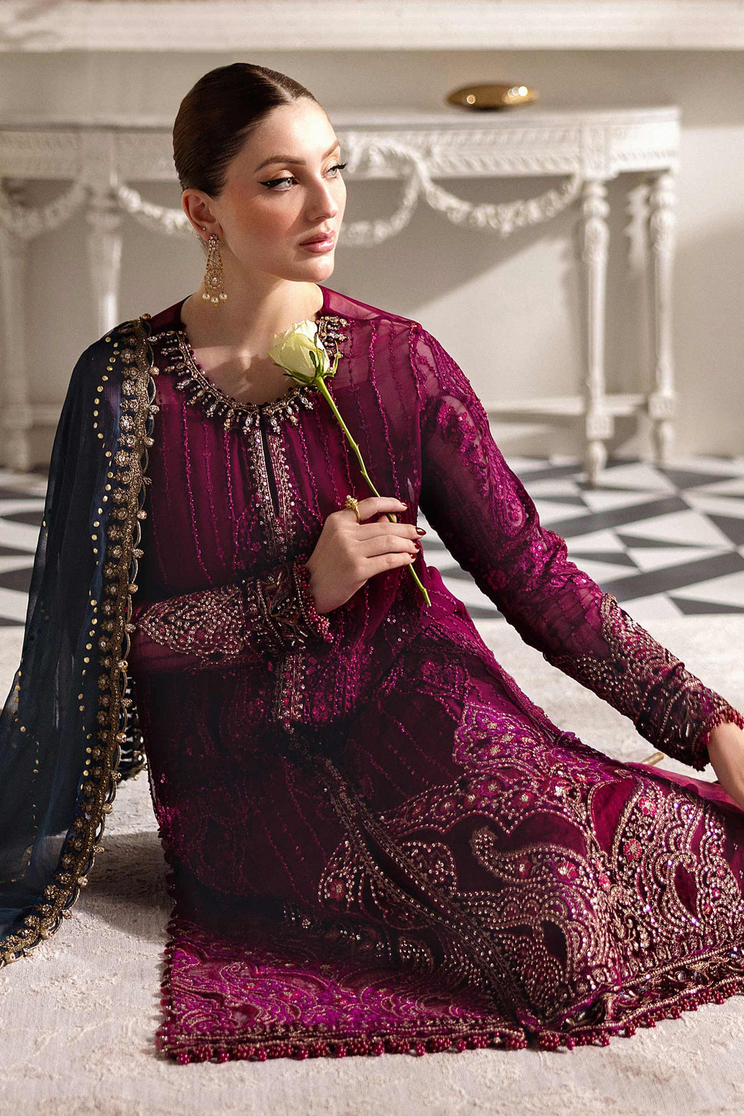 Maria.B Chiffons MPC-25-102
(Magenta)
