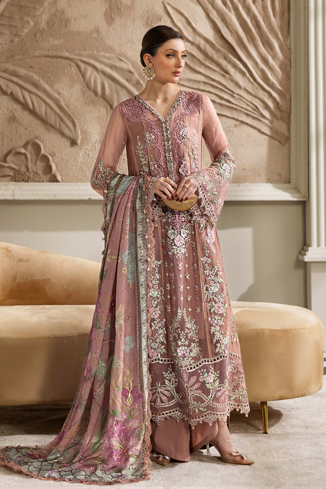 Maria.B Chiffons MPC-25-105
(Tea Pink)