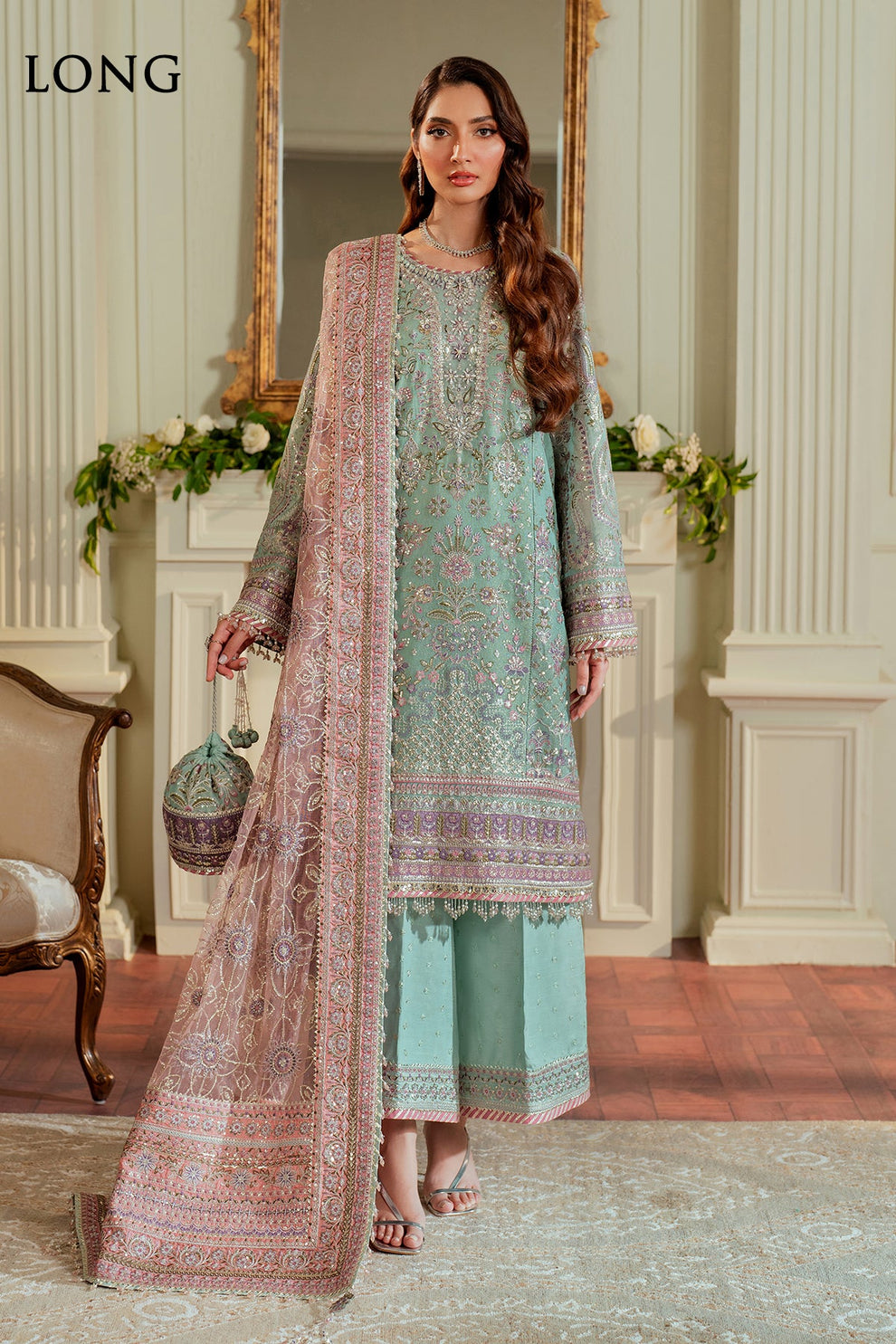 Baroque Chantelle - EMBROIDERED NET CH13-08