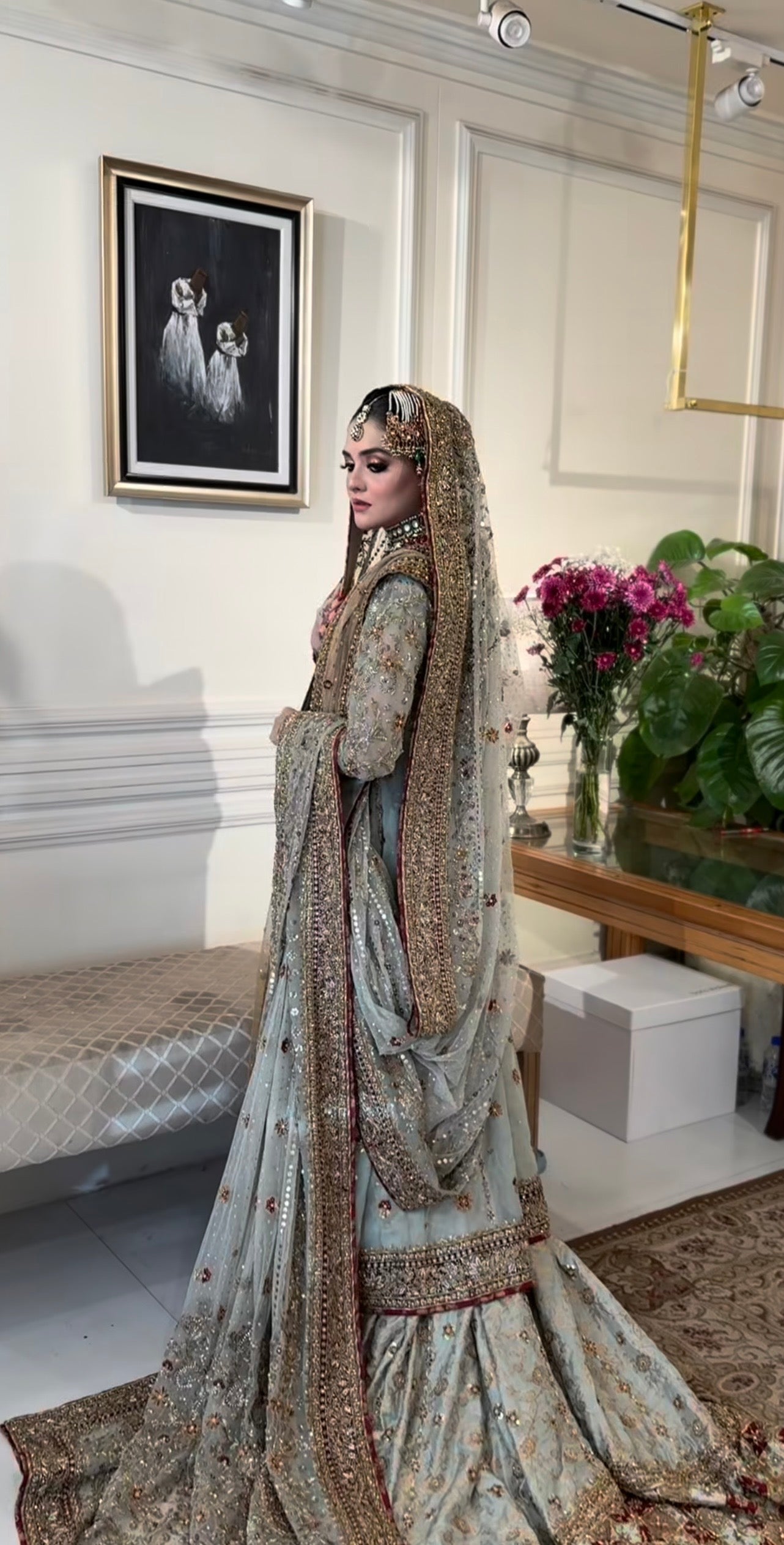 Haris Shakeel - Maharani (Light Cinderella Blue)