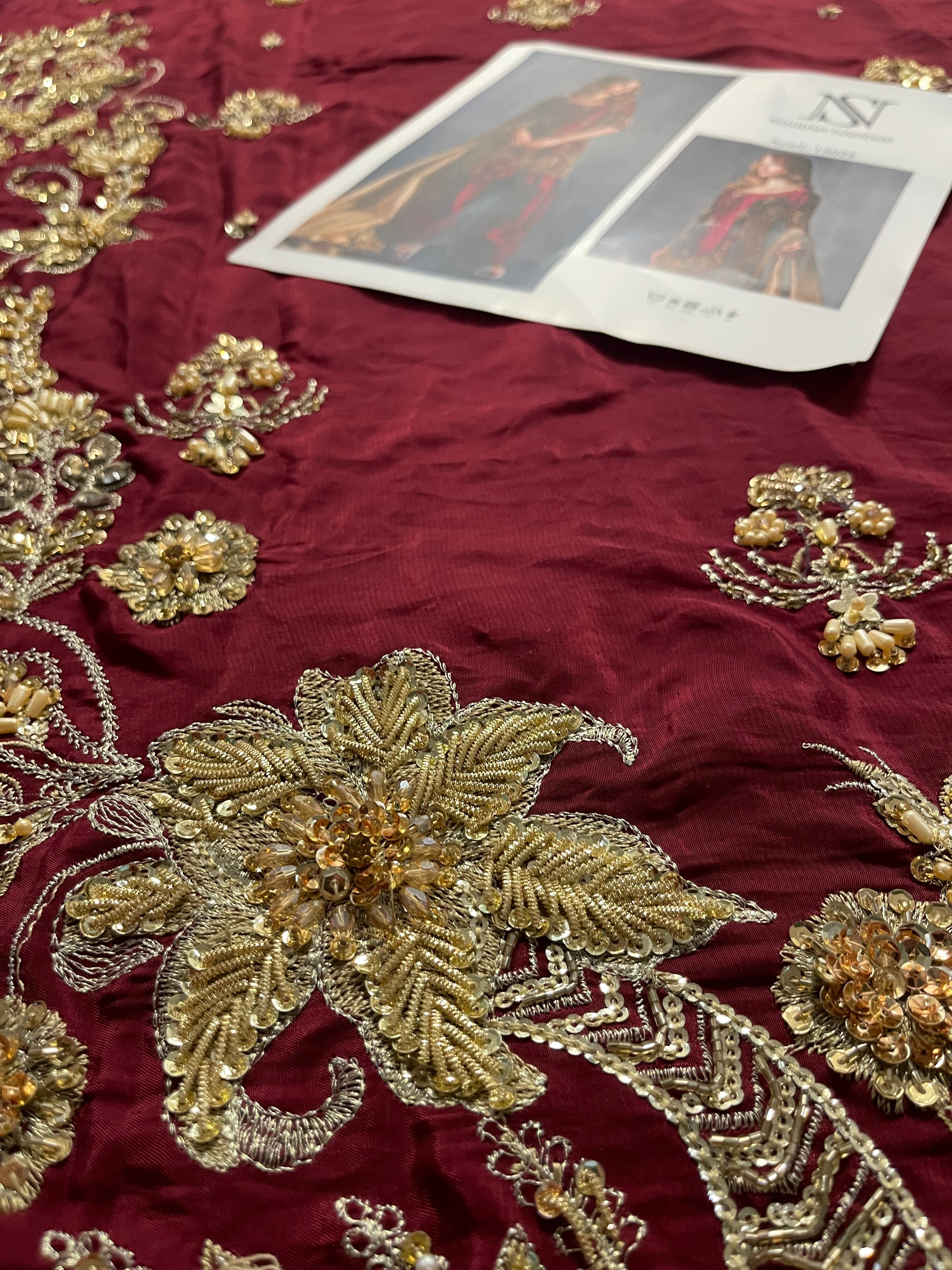 House Of Sehrish Nadeem - Maroon ensemble
