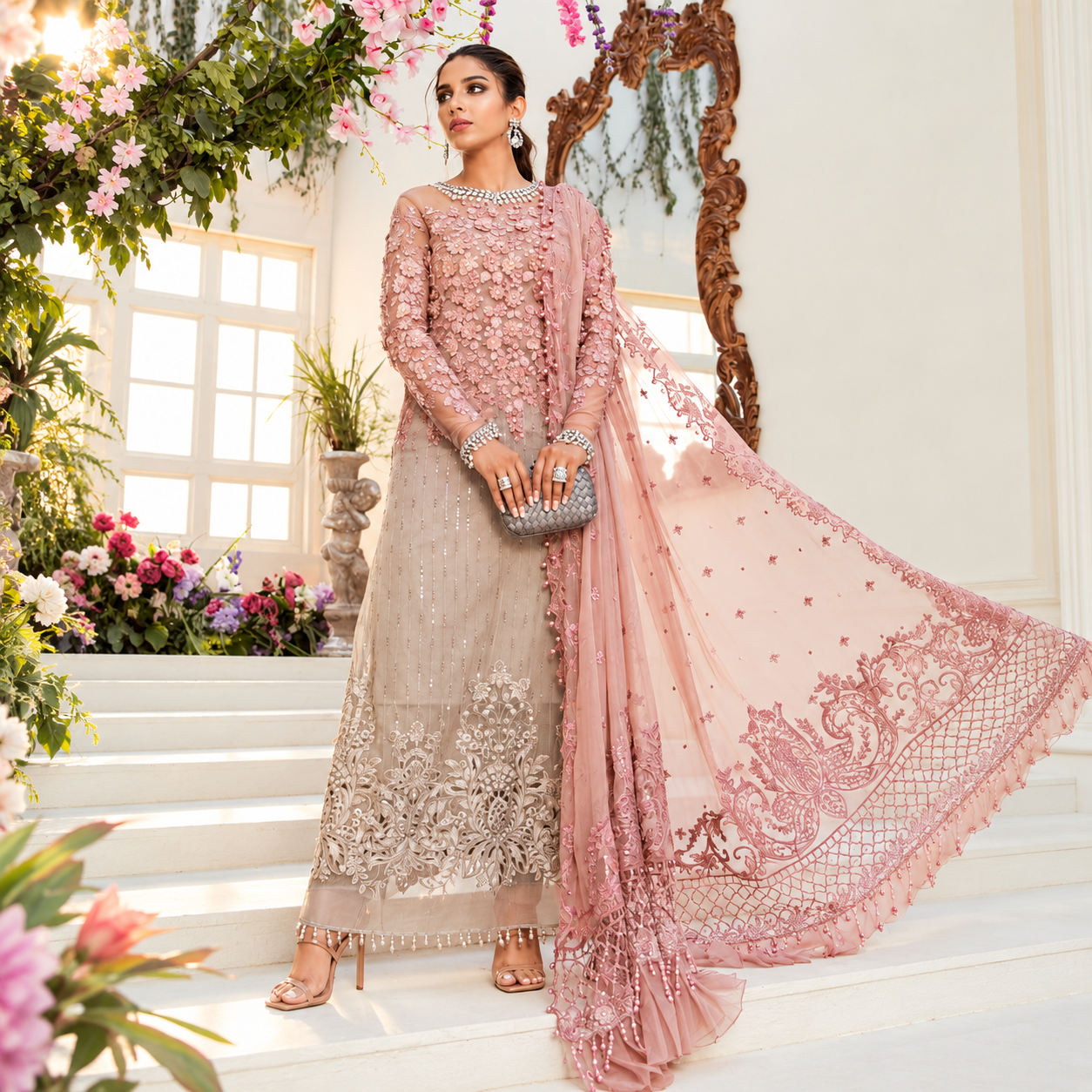 Maria.B Coffee and Ash Pink BD-2101