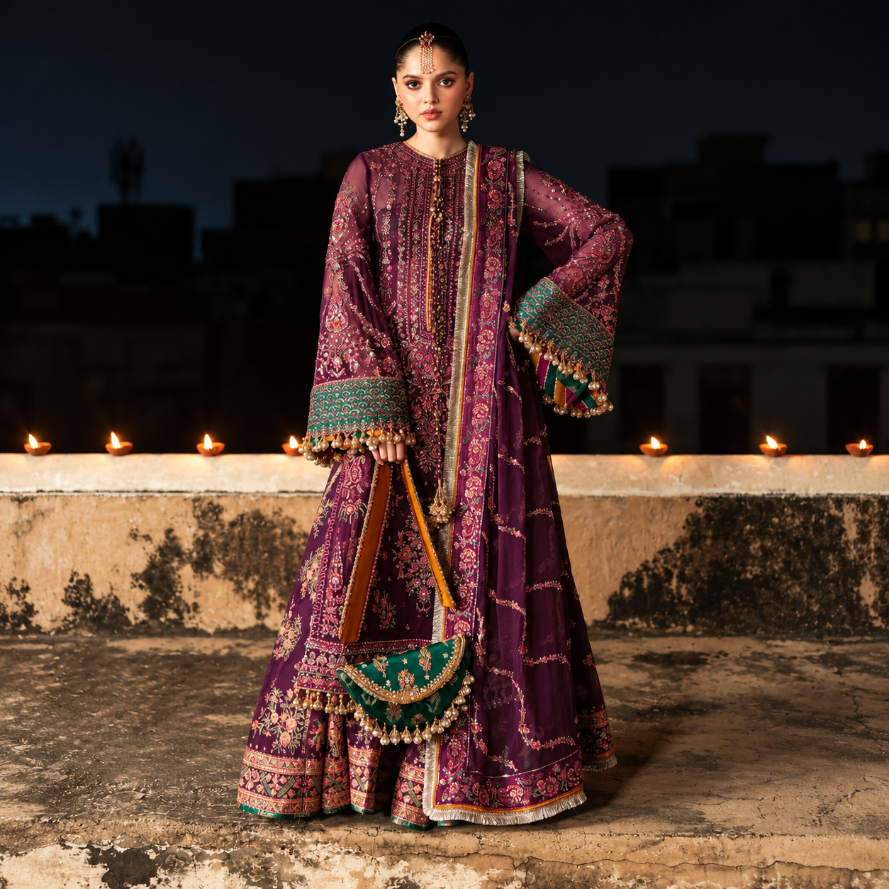 Hussain Rehar Unstitched Festive'25 "Ghazal"