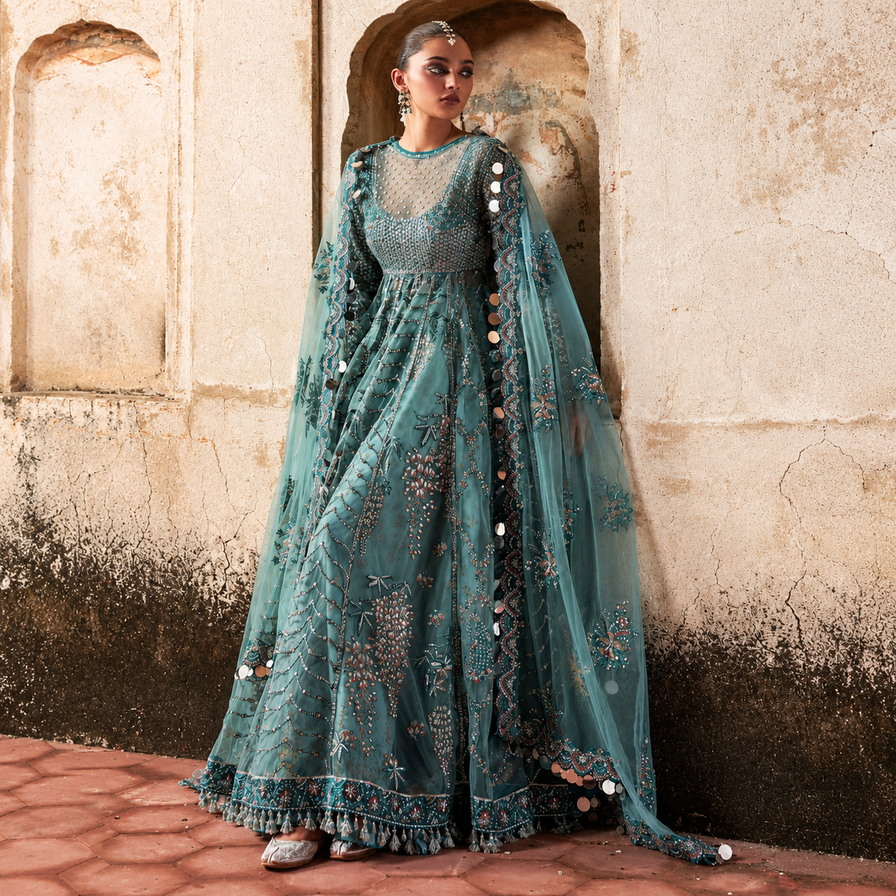 Hussain Rehar Unstitched Festive'25 Nagma