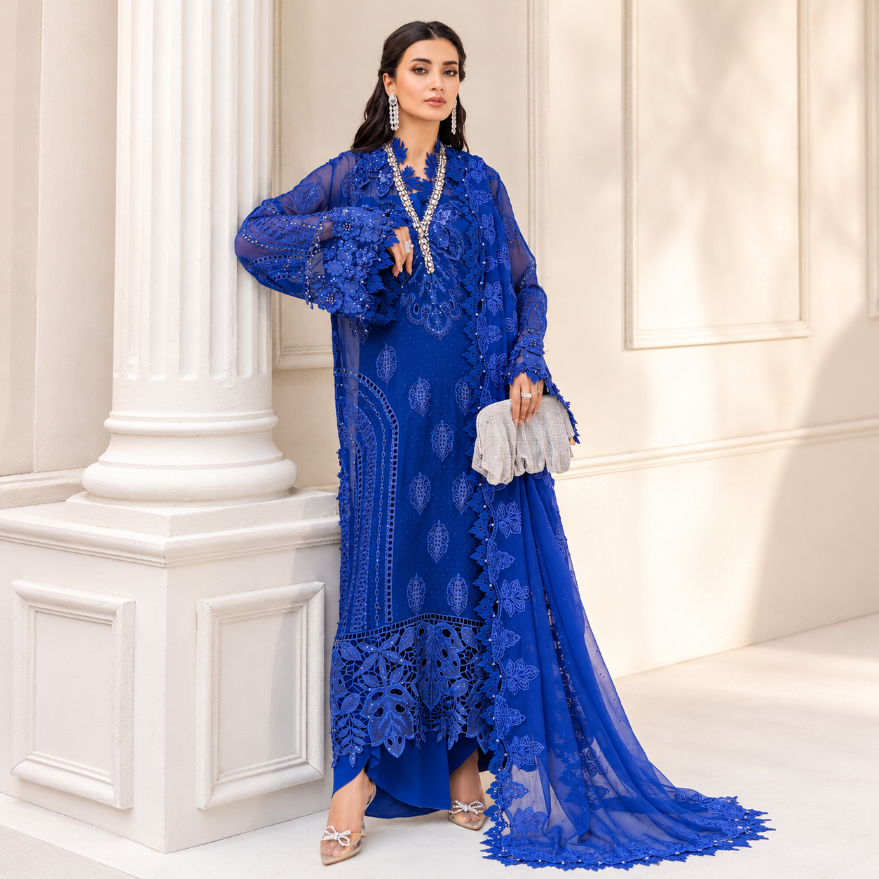 Maria.B Chiffons MPC-25-103
(Cobalt Blue)