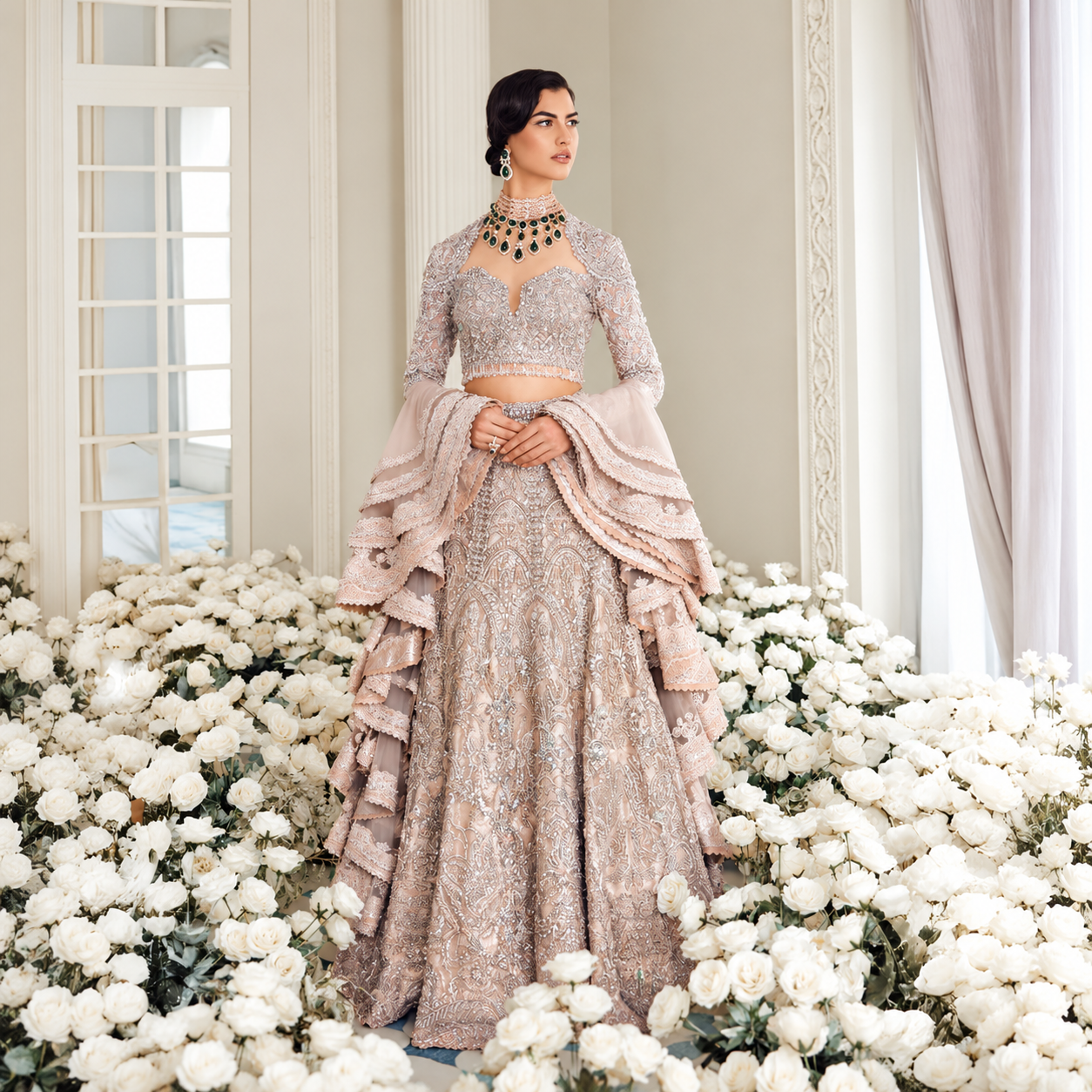 Suffuse - Iris Couture collection bridal ensemble