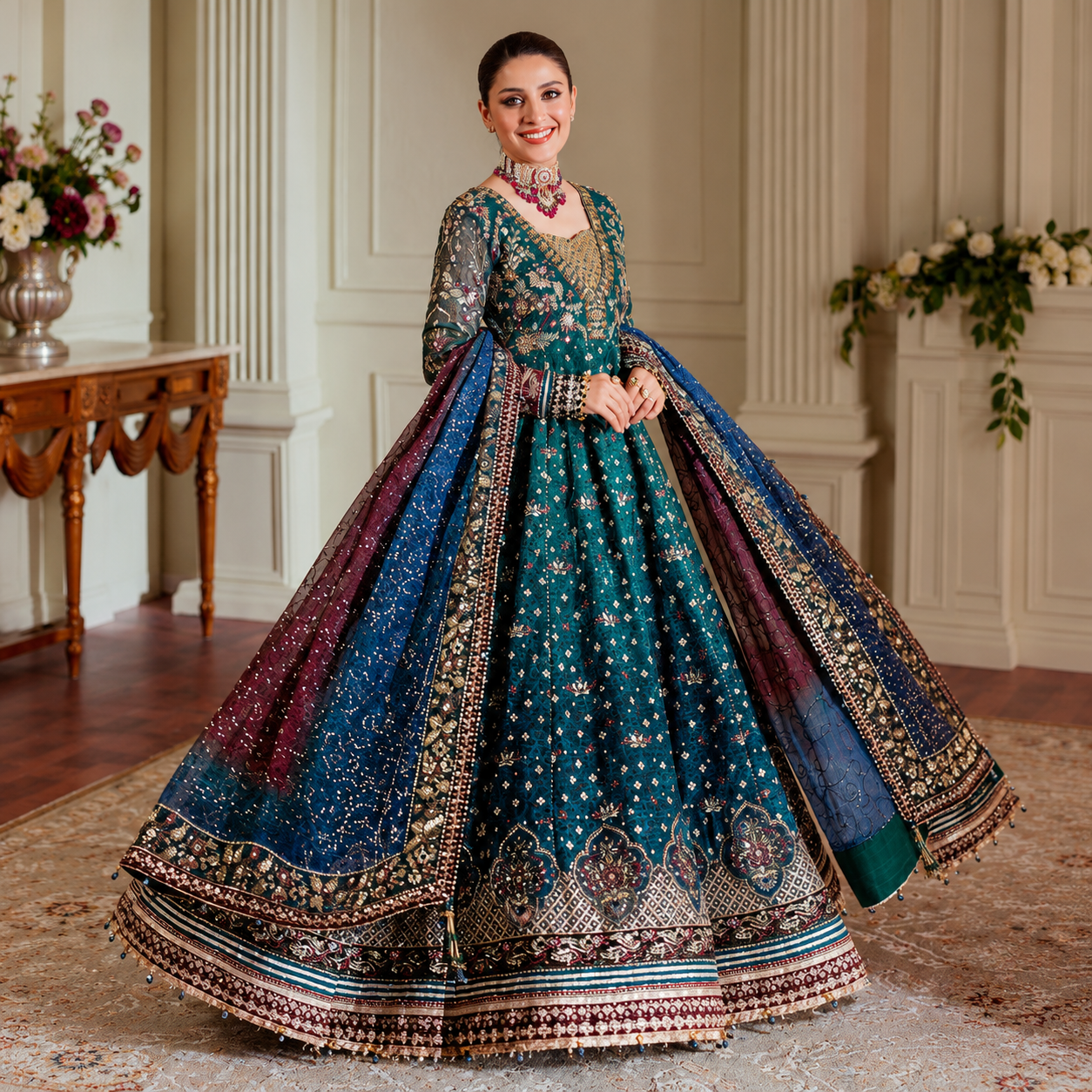 Baroque Chantelle - EMBROIDERED CHIFFON CH13-03