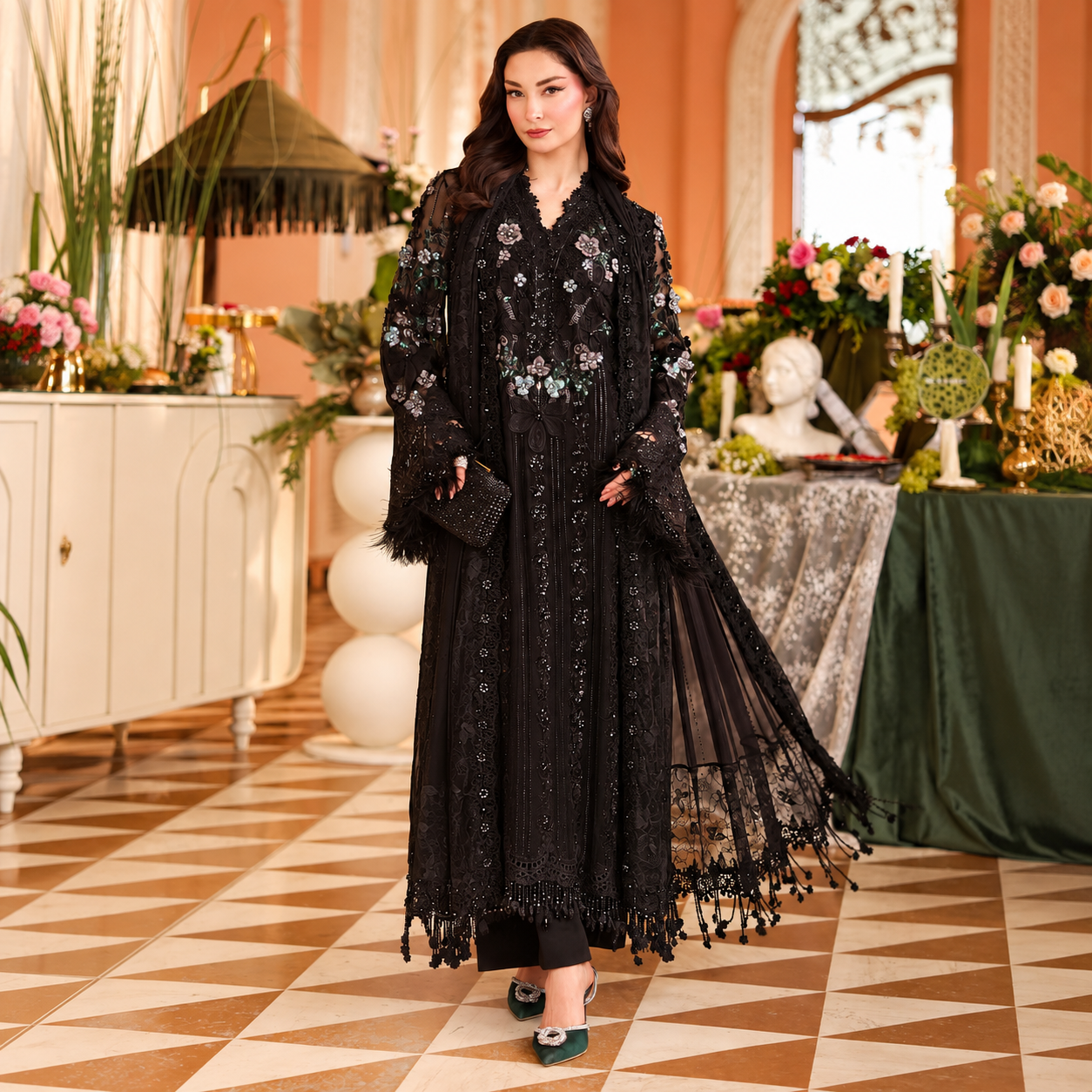 Maria.B Chiffons (MPC-26-204-Black)