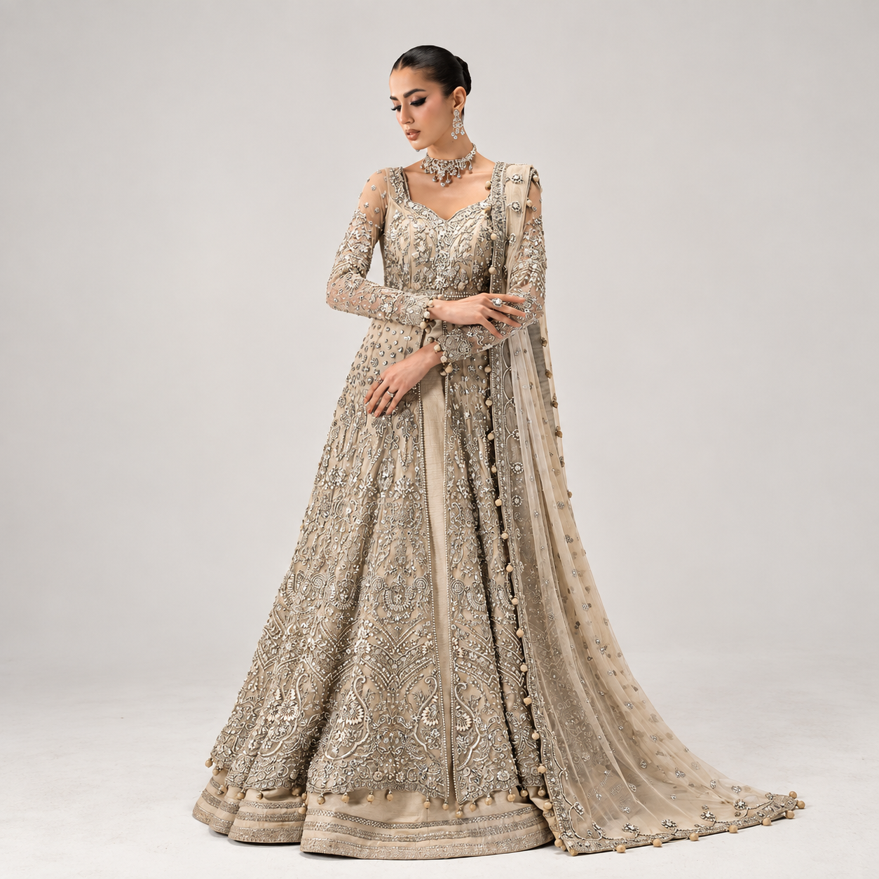 Maria.B Retro Shadmani Couture - Elaria