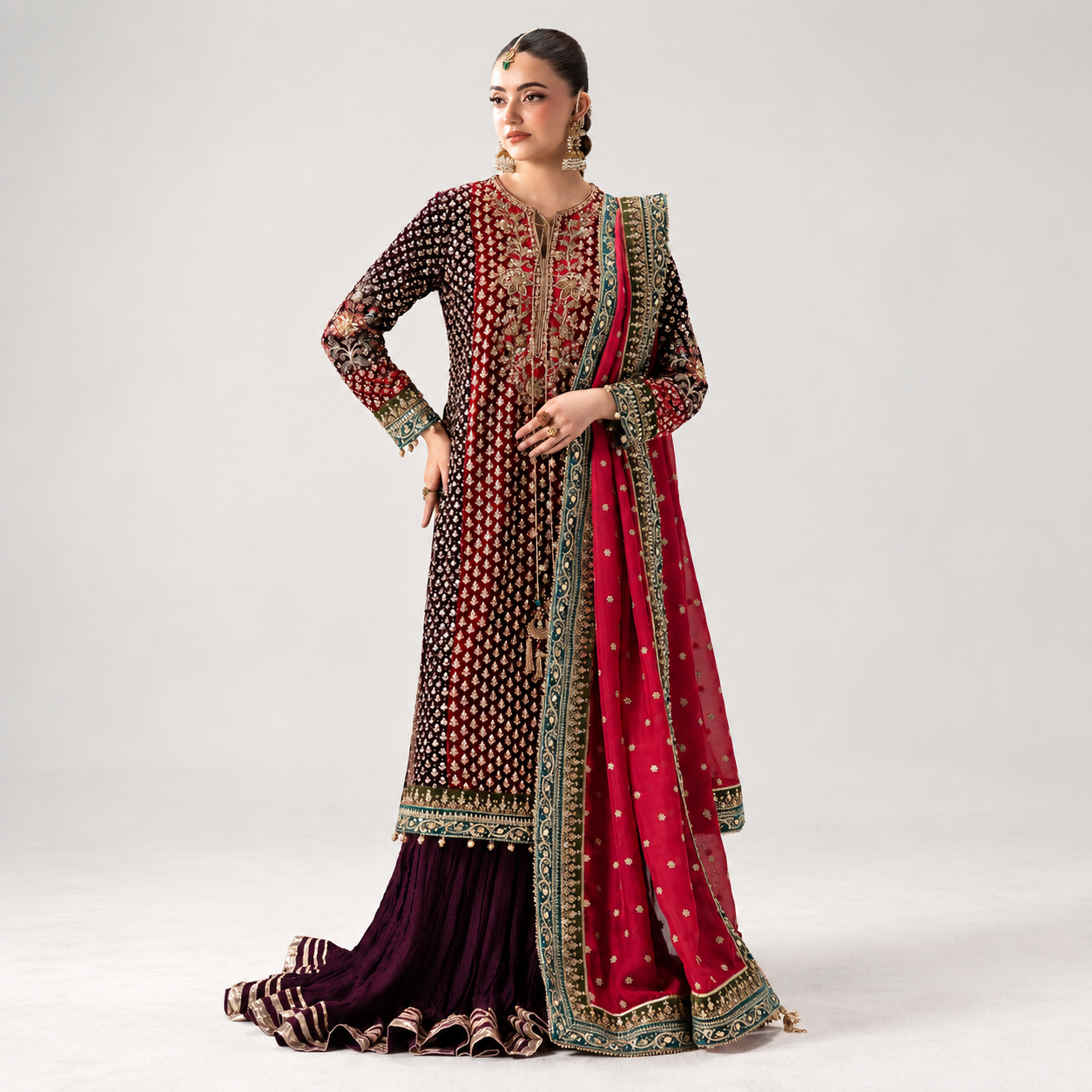 Maria B Retro Shadmani Couture - Yarizeh Formal Dress