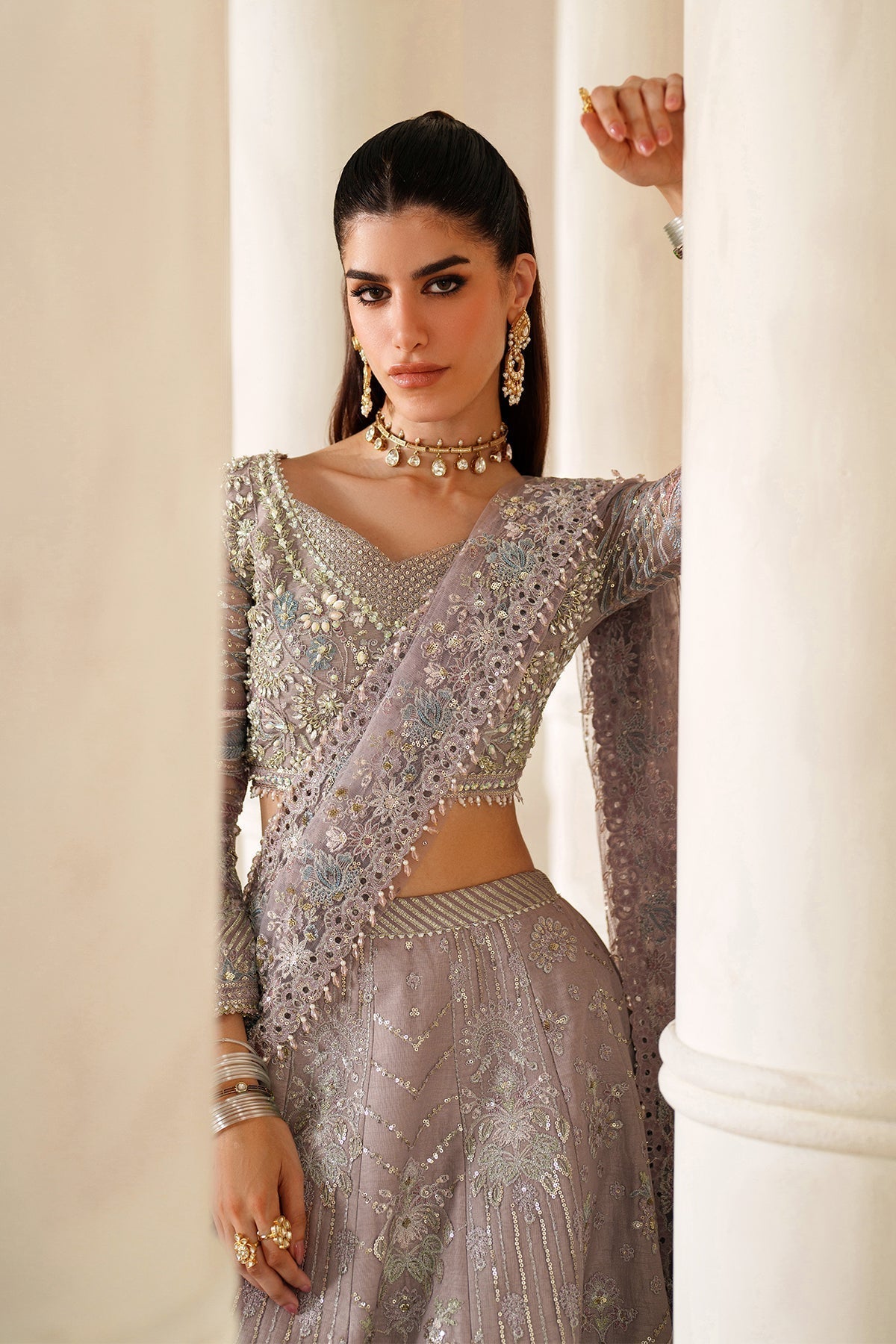 Baroque EMBROIDERED NET CH14-04