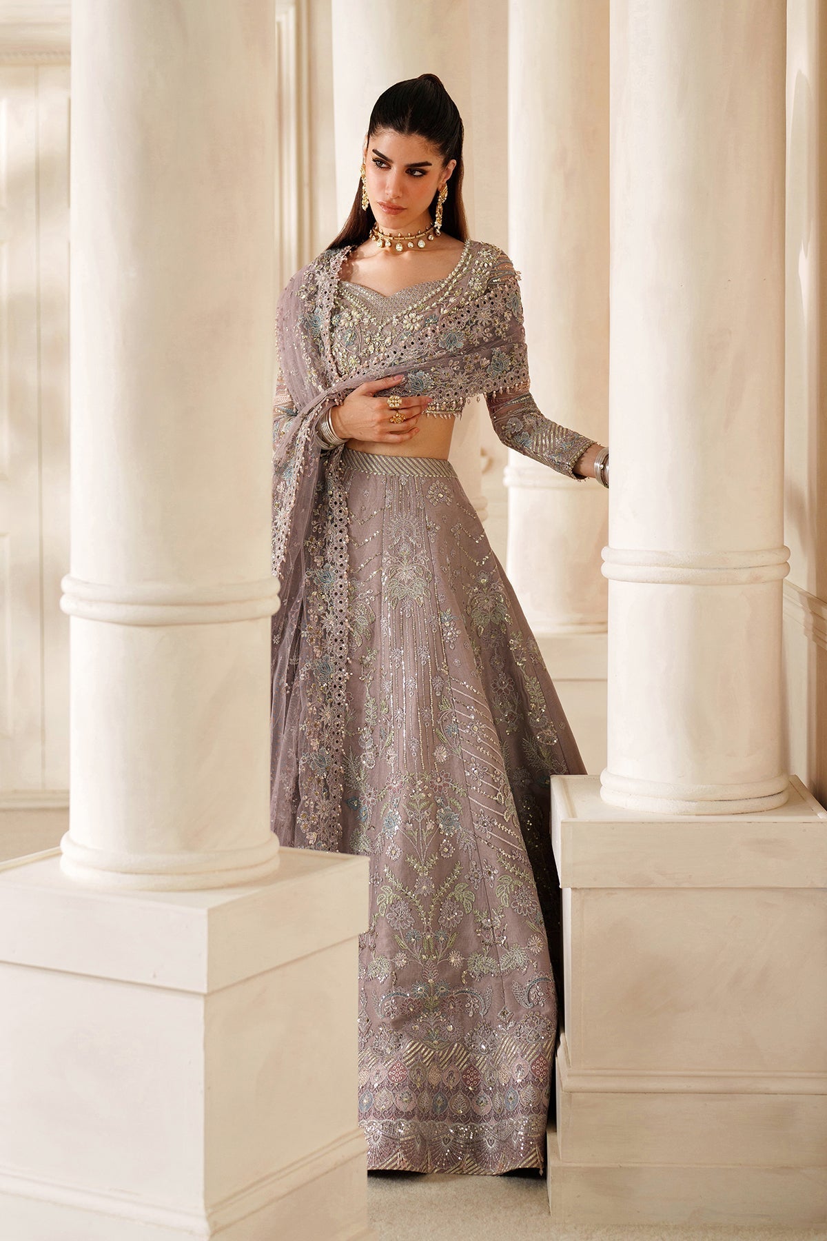 Baroque EMBROIDERED NET CH14-04