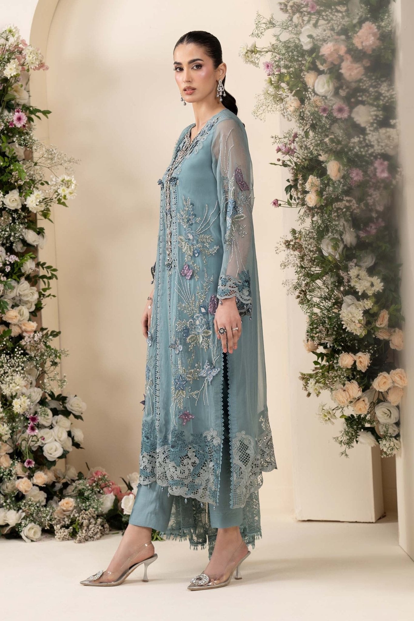Maria.B Chiffons MPC-26-106-Slate Blue