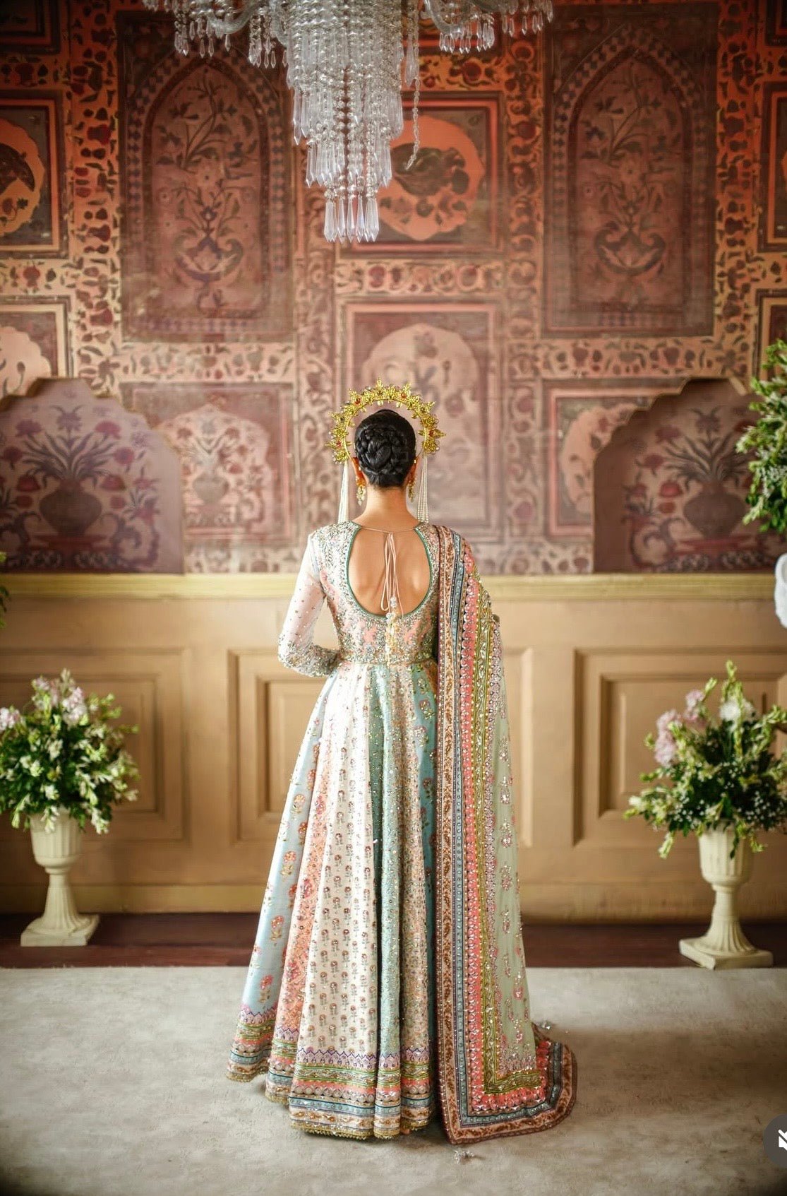 Nomi Ansari - Maryam Nawaz Pastel outfit