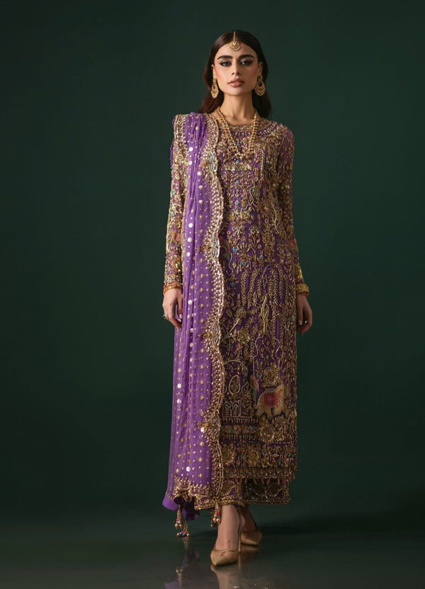 Nomi Ansari Draped in Rich Purple