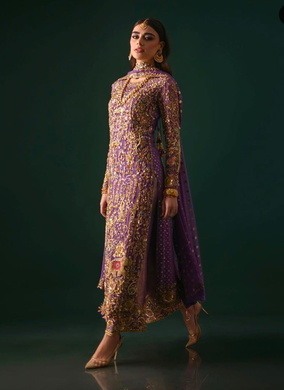 Nomi Ansari Draped in Rich Purple